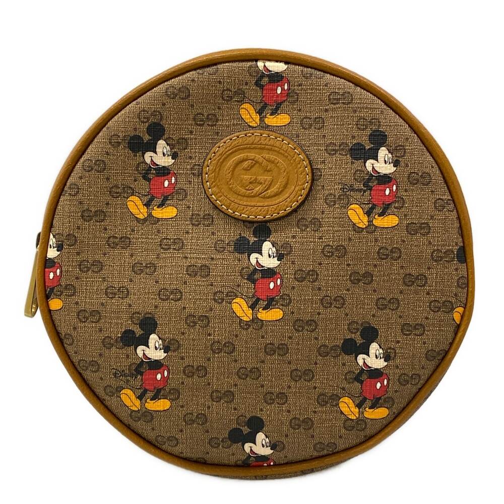 Gucci Ebony Mini GG Supreme Backpack 603730 Brown Light Brown Multi PVC Leather